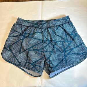 EUC Women’s XS Champion Running Shorts Elastic Waist Drawstring 3” Inseam Blue